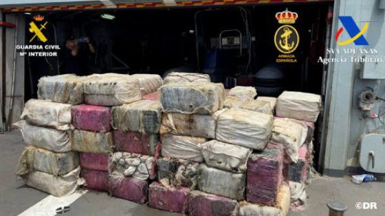 برافو بوليس المغرب… تعاون امني دولي لعدة بلدان بينهم المغرب يقود الى حجز سفينة تحمل 3 أطنان من الكوكايين واعتقال 5 من طاقمها = بلاغ =