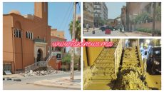 عاجل وكلشي شملاتو الحملة ومكايناش المحسوبية… السلطات ببني ملال وبتعليمات من والي الجهة تواصل تحرير الملك العمومي للمقاهي والمطاعم والمحلات وتهدم درج مسجد بحي الشرف =صور حصرية=