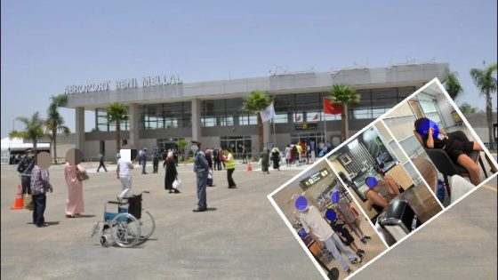 ماشي هكا غادي نشجعو الناس يسافرو من مطار بني ملال!… سيدة مهاجرة من برشيد وأبناءها الثلاثة يشتكون من إجراءات “مهينة” وطول الانتظار للأداء بمطار بني ملال