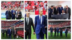 الحموشي واقف على شغلو ودار زيارة أمنية وتفقدية للملعب الجديد ديال مولاي عبد الله باش دوز المقابلة في أحسن الظروف