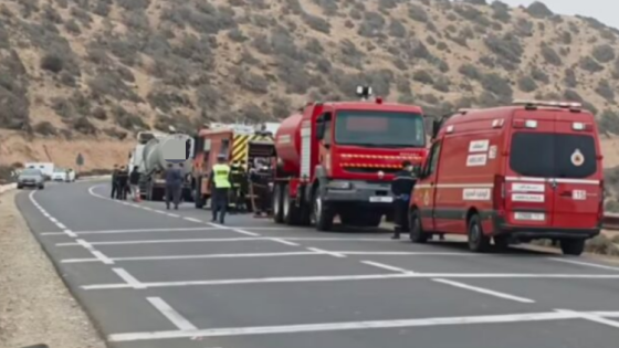 مهنيو الشاحنات يدقون ناقوس الخطر بعد حادث خطير لشاحنة بتاغزوت تنقل موادا خطيرة ويطالبون بتفعيل المراقبة