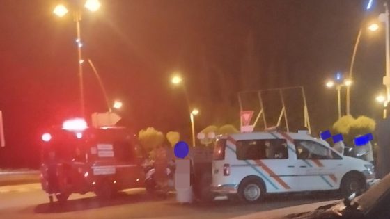 عاجل وياربي السلامة… كسيدة بين جوج طوموبيلات فالدخلة ديال بني ملال