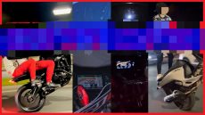 هاهما جابو الربحة وباش يكونو عبرة… البوليس شدو 3 من صحاب الموطورات تايقومو بالحركات الاستعراضية الخطيرة بالشارع