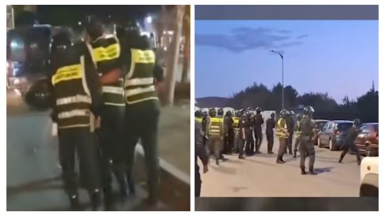 ها لي مابغيناش!… احتجاجات سلمية بوجدة تنحرف إلى أعمال شغب وإصابات في صفوف القوات العمومية
