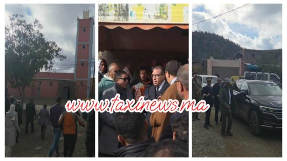 عاجل وها المسؤولين لي بغات الساكنة وبالصور… محمد بنرباك والي جهة بني ملال تفاعل مع نداء ساكنة بوتفردة وزار المركز وسمع لمشاكلهم والساكنة رحبت به ونوهت بالتواصل ديالو معهم