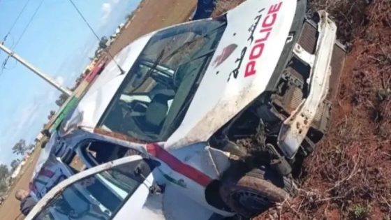 السلامة وبالشفاء… طوموبيل ديال البوليس تقلبات واصابة جوج ديال العناصر امنية