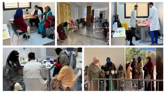 قافلة طبية واسعة بجبال آيت بوكماز للكشف والتوعية حول داء السكري يستفيد منها 180 شخصا