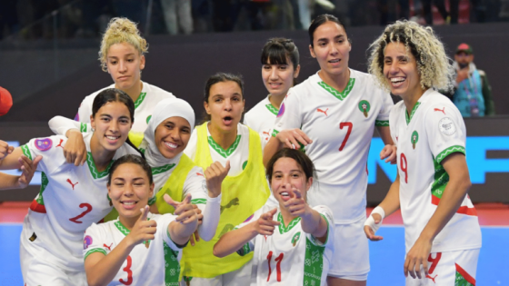المنتخب المغربي النسوي داخل القاعة يتألق ويفوز على الفلبين بثلاثية في دوري كأس العالم