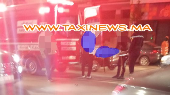 عااااجل ويااربي السلامة … حادثة خطيرة بشارع محمد الخامس بين دراجة نارية وسيارة خفيفة ونقل سيدة و شاب في حالة غيبوبة الى مستعجلات بني ملال