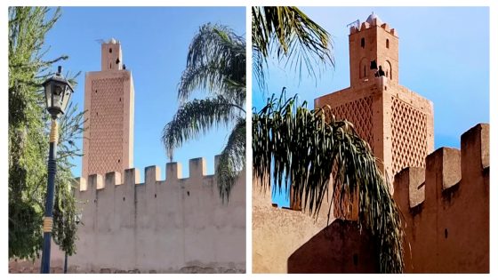 عاجل وآاااش واقع فهد اقليم بني ملال… واحد الشاب من المعطلين صحاب الشواهد طلع فوق الصومعة التاريخية بالقصبة الاسماعيلية بتادلة