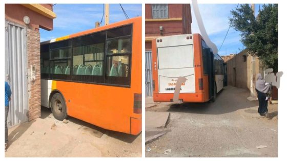 ياربي السلامة وخاص الصيانة للعدد ديال الطوبيسات فبني ملال… طوبيس وقع لو عطب مفاجئ ودخل فزنقة فبني عياط