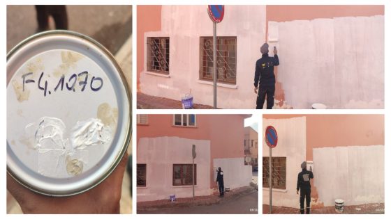 عاجل وأخيرا ورسميا… جماعة بني ملال تعيد صباغة مقرها باللون الأصلي للمدينة بدل اللون الأحمر