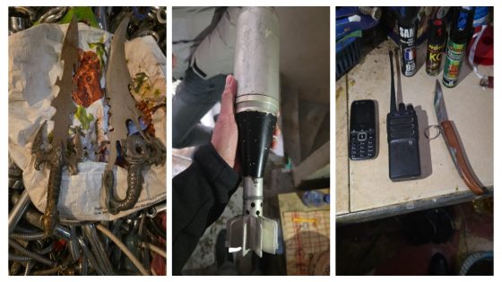 هاهو جاب الربحة… البوليس شدو واحد الراجل هدد بتصفية رجال السلطة بسبب هدم منازل عشوائية وحجزو عندو قذيفة وقرطاسات وأسلحة بيضاء