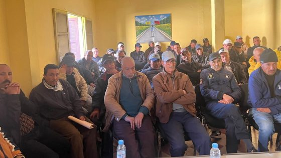 حراس الأمن الخاص بالمؤسسات التعليمية ببني ملال يجددون مكتبهم النقابي كدش و عبد المجيد أمرابط كاتبا عاما + لائحة المكتب