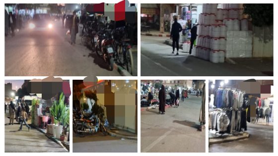 بالصور وخاص تدخل السلطات … مشاهد مؤسفة لاحتلال الملك العمومي بسوق السبت من طرف بعض المقاهي والمحلات التجارية والفراشة