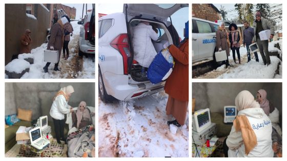 تحت التساقطات الثلجية والله يعطيهم الصحة… مجهودات استثنائية للأطر الصحية بإقليم أزيلال وتنقلات للمنازل في الجبال لضمان ولادات آمنة رغم قساوة الثلوج والبرد