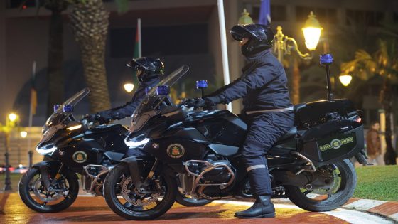 الامن يستعين بدراجات نارية من الجيل الجديد وبأحدث التجهيزات لتأمين مقابلات كأس إفريقيا