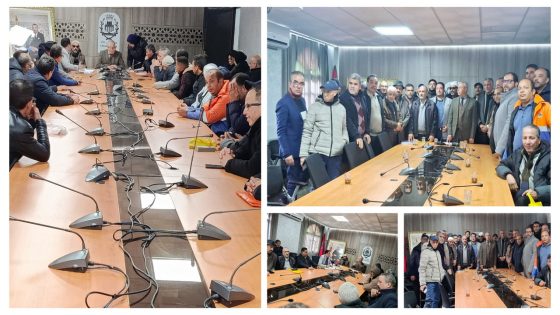 بحضور فؤاد سليم وجمال اوزين… أحمد بدرة رئيس المجلس الجماعي لبني ملال يستقبل نقابة الاتحاد المغربي للشغل لمناقشة مشاكل الشغيلة