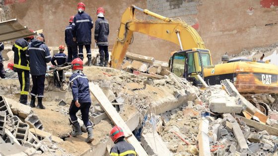 السلامة .. انهيار عمارة من 5 طوابق بمراكش والخطيب الهبيل يحل بعين المكان