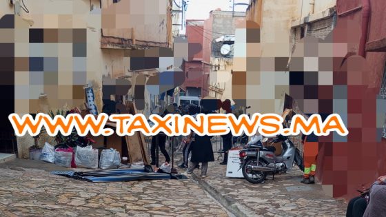 عاااجل…. السلطات ببني ملال تاتخوي المنزل لي طاح السقف ديالو وتايخرجو الناس والفراش والتجهيزات ديالهم