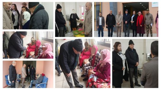 هدي مزيانة… بنرباك والي جهة بني ملال دار زيارات ميدانية إنسانية لمركز للا عيشة ببني ملال ومركز أولاد مبارك ووقف على أوضاع المسنين وظروف ايواء الفئات الهشة