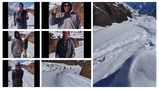 تقطعات عليهم الطريق هادي 15 يوم بالثلوج… عزلة قاسية تخنق دوار واوسرمت بجبال ايت بوكماز والسكان يناشدون عامل أزيلال لفك الحصار الثلجي