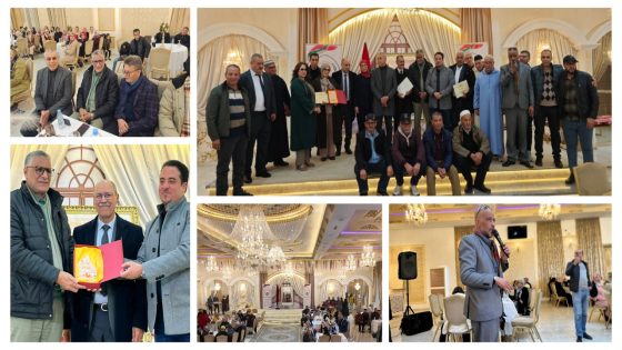 مبادرة مزيانة .. تكريم 35 من الموظفين المتقاعدين بجماعة بني ملال الجماعة في حفل وفاء وعرفان