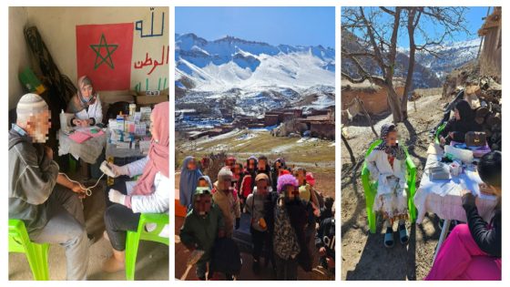 برافو عليهم … الأطر الصحية بأزيلال مجندين فالثلوج و فموجة البرد ونظمو قوافل طبية ووزعو الأدوية على أزيد من 1900 من ساكنة أعالي الجبال