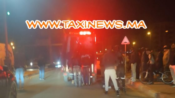 عااجل وياربي السلامة… حادثة خطيرة جدا لدراجة نارية صينية الصنع ببني ملال