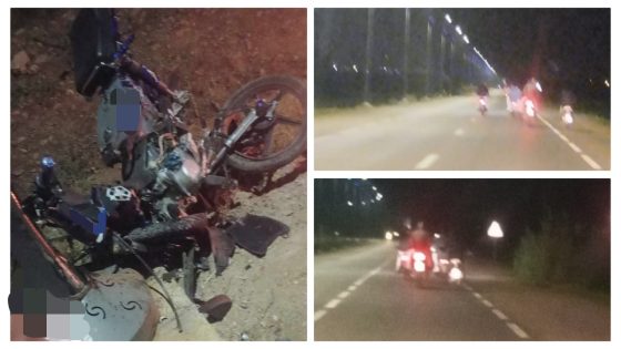 وبزااااف هدشي فهد بني ملال وبالصور والله يرحم لي ماتو… فوضى الدراجات النارية بالطريق المدارية : تسابق بسرعة جنونية وسياقة استعراضية ووفيات واصابات ومستعملو الطريق يطالبون السلطات بالتدخل