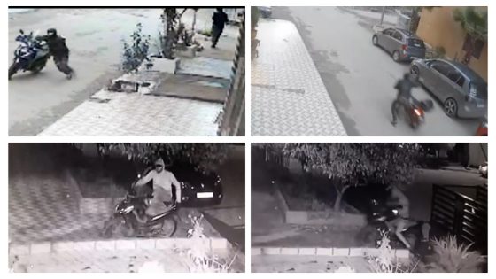 حظيو روسكم وهاد باردين الكتاف خاصهم يتشدو!… شفارة شداتهم الكاميرات هاد الايام تايشفرو جوج موطورات وبيكالات من أحياء وشوارع بني ملال وضحية صاحب دراجة للموقع:” رزاوني ونا خدام به وشاريه غا بالكريدي”