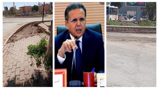 استياء الساكنة المحلية بسوق السبت من تأخر أشغال إصلاح شارعين رئيسيين و مطالب بتدخل القرناشي عامل الفقيه بن صالح