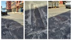 اش واقع… استغراب ببني ملال من طريقة تزفيت الحفر بالأحياء والشوارع ومواطنون لتاكسي نيوز :” هذا ترقيع والزفت بغا الاحترافية و ماشي وقتو فالبرودة “