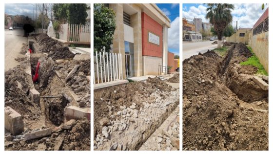 الخدمة المعطلة… حفر مفتوحة أمام مؤسسات عمومية بمدينة مريرت تثير مخاوف الساكنة وتطرح سؤال السلامة على الأطفال وكبار السن