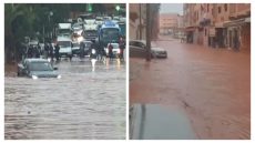 عاجل والسلامة… أمطار “طوفانية” قوية تغرق شوارع خنيفرة وتستنفر السلطات