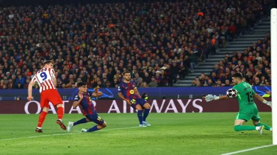 مقابلات حماسية في دوري أبطال أوروبا… أتلتيكو مدريد يقترب من نصف النهائي وباريس سان جيرمان يعزز حظوظه