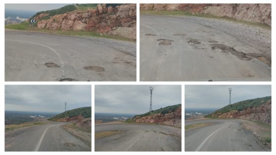 هاد الطريق ولات تاتشكل خطر… طريق أولاد عياد – آيت اعتاب في وضعية مزرية وكلها حفر ومطالب بإصلاحها لحماية أصحاب المركبات (صور)