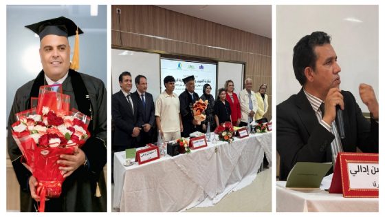 يستاهل وباشراف من الدكتورين إدالي وظهيري… خالد حجي الرئيس السابق لرجاء بني ملال ينال دكتوراه ببني ملال حول مغاربة المهجر والدبلوماسية الرياضية