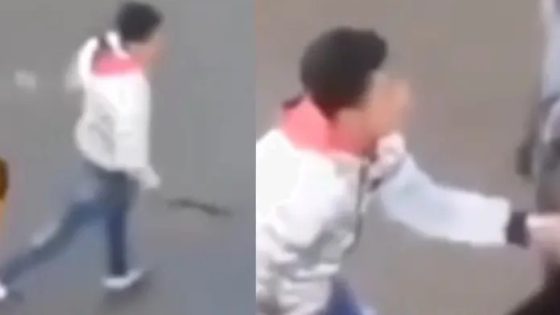 البوليس خرجو ببلاغ تايوضحو فيه حول فيديو هجوم شاب بسكين كبير على سيدة في الشارع بغرض السرقة