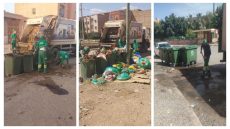 بالصور وبتنسيق مع السلطة المحلية… عمال النظافة بسوق السبت يضاعفون جهودهم لإزالة مخلفات العيد ودعوات لتعزيز الوعي البيئي بين المواطنين
