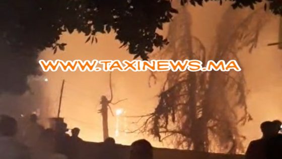 عاجل وياربي السلامة وبالصورة… مرة اخرى حريق مهول بفيلا مهجورة ببني ملال يثير هلع السكان ونداء إلى والي الجهة للتدخل العاجل