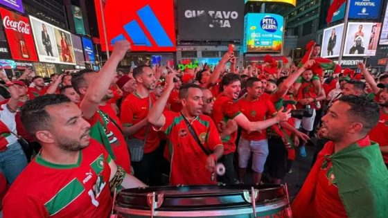 بالتوفيق للمنتخب وقبل ساعات من مقابلة البرازيل… الجماهير المغربية تخطف الأضواء في نيويورك وتؤكد مكانتها العالمية