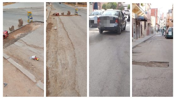 استهتار وشوهة هدي بالصور… حفرو الشانطيات فشوارع بني ملال وخلاوهم محفرين وصحاب المركبات تايعانيو من الاضرار