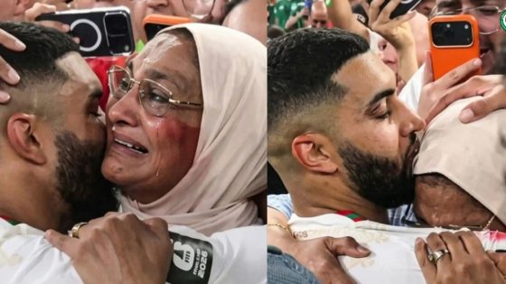 دموع الفرح… والدة إسماعيل الصيباري تخطف الأنظار بعد الفوز التاريخي و تأهل المغرب إلى ثمن النهائي