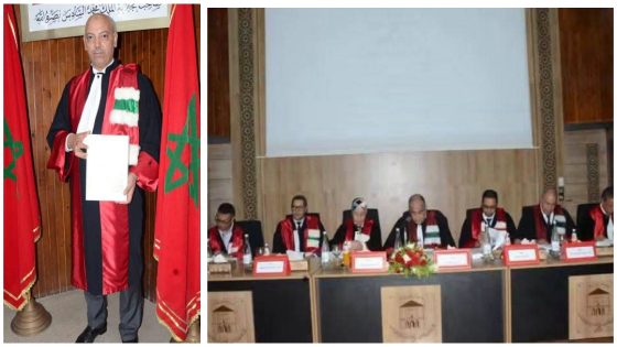 مبرووك… الدكتور عمراني مصطفى وكيل الملك بوادي زم يحصل على الدكتوراه بميزة “مشرف جدا” مع التوصية بالنشر