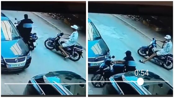 هادو عيقو وصحاب الموطورات ردو بالكم… عوتني هاد باردين لكتاف شداتهم كاميرا المراقبة تايشفرو دراجة نارية جديدة ببني ملال وصاحبها :” رزاوني وهي باش كنت تانخدم”