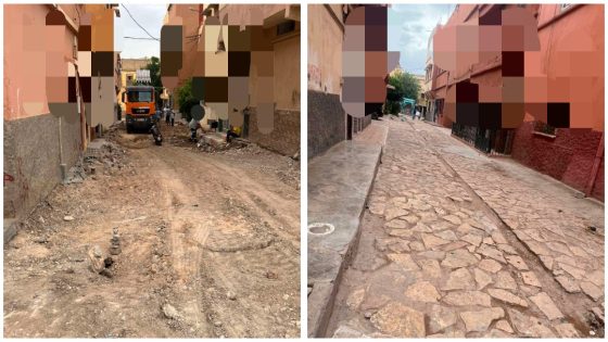 سكان بالعامرية ببني ملال يتساءلون عن إصلاح زنقة وترك أخرى رغم وجود حالات تستعمل الكراسي المتحركة ويطالبون الجماعة بالتدخل