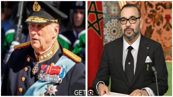 جلالة الملك محمد السادس يعزي عاهل النرويج الملك هاكون الثامن في وفاة الملك هارالد الخامس