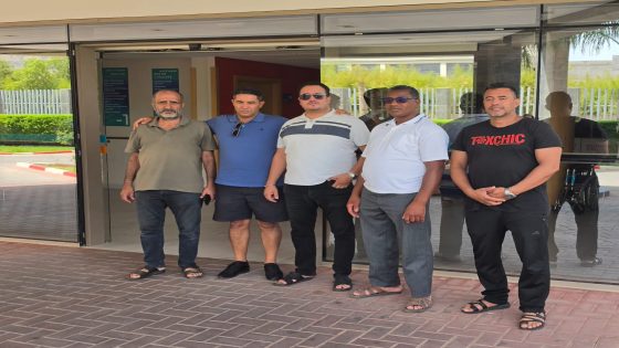 بعد اصابته بوعكة صحية … مناضلو الاتحاد المغربي للشغل ببني ملال يزورون الكاتب المحلي بالفقيه بن صالح للاطمئنان على حالته الصحية