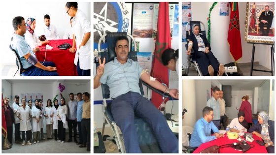 يتقدمهم مديرة الشركة والنقابي القيادي محمد العاص… نجاح لافت ومشاركة واسعة للأطر والمستخدمين والمتقاعدين وعمال المناولة في حملة التبرع بالدم بالشركة الجهوية متعددة الخدمات بني ملال–خنيفرة